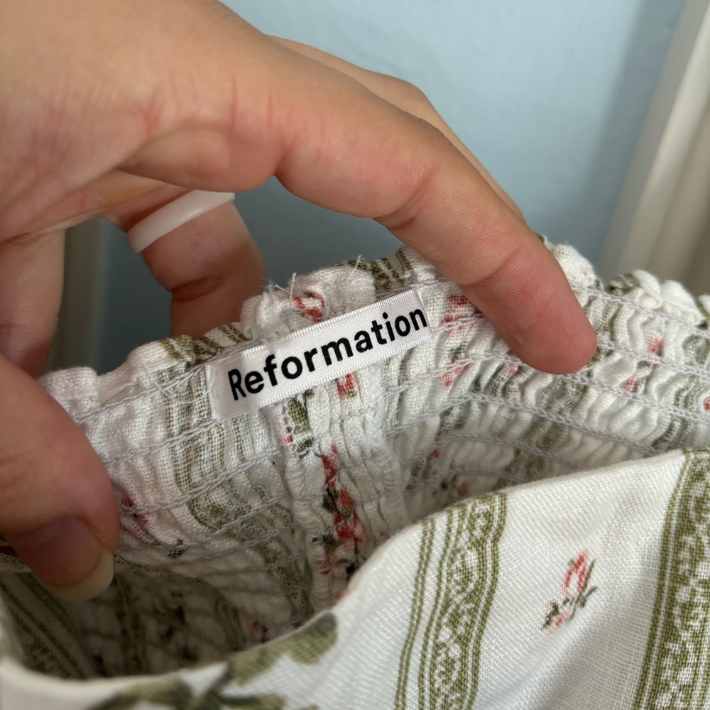 Reformation Arancini Top in Heath 12 - Picture 6 of 13